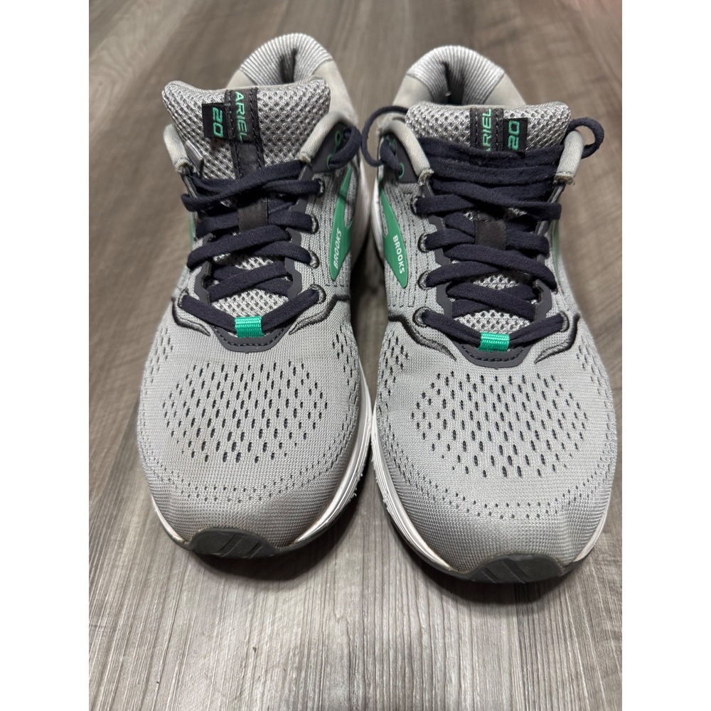 Brooks Ariel 20 Womens Running Shoes Grey Teal Support Sneakers 1203151B064